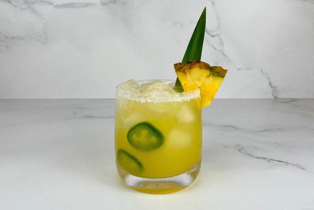 Pineapple Jalapeño Caipirinha