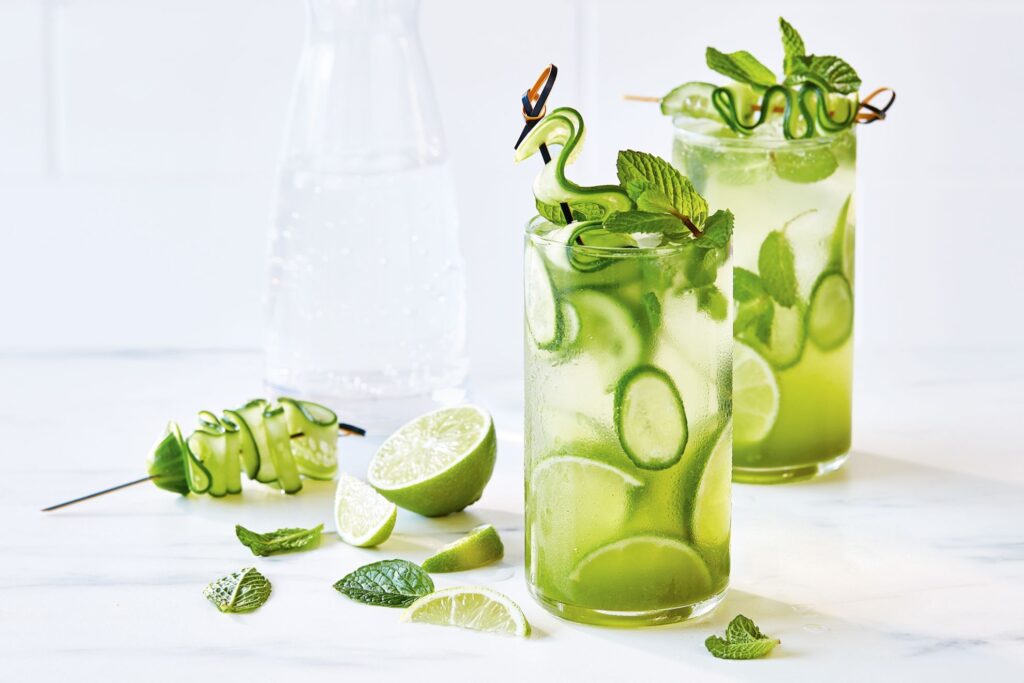 Another Summer Cocktail: Cucumber-Mint Gin Fizz